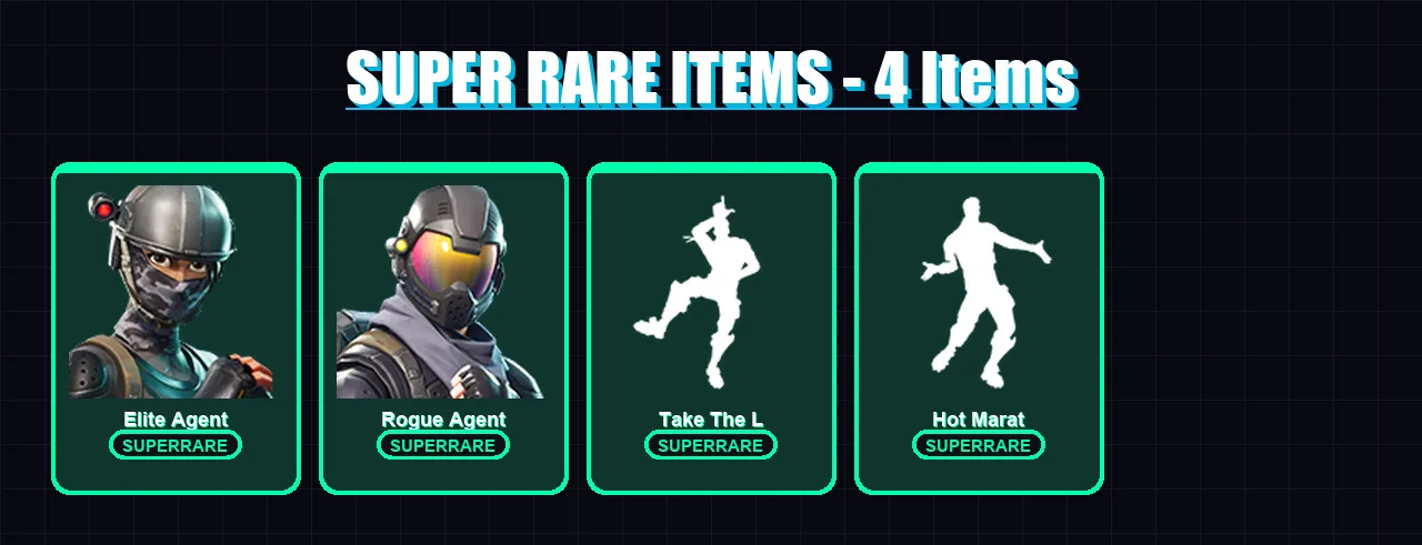 [PC/XBOX/PSN] | Elite Agent | Rogue Agent | Dark Voyager | Raven | Carbide | 10 skin | 14 pickaxe | 27 emote | 20 glider | Lv283
