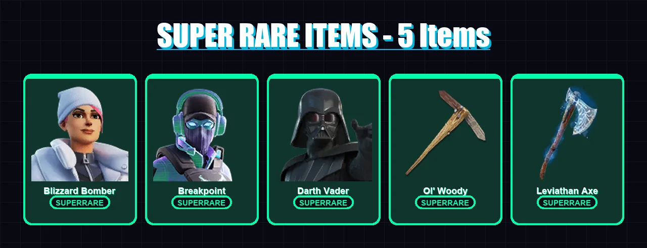 [PC/PSN] | Blizzard Bomber | Breakpoint | Darth Vader | Kymera | Mecha Cuddle Master | 316 skin | 304 pickaxe | 194 emote | 178 glider | Lv2928