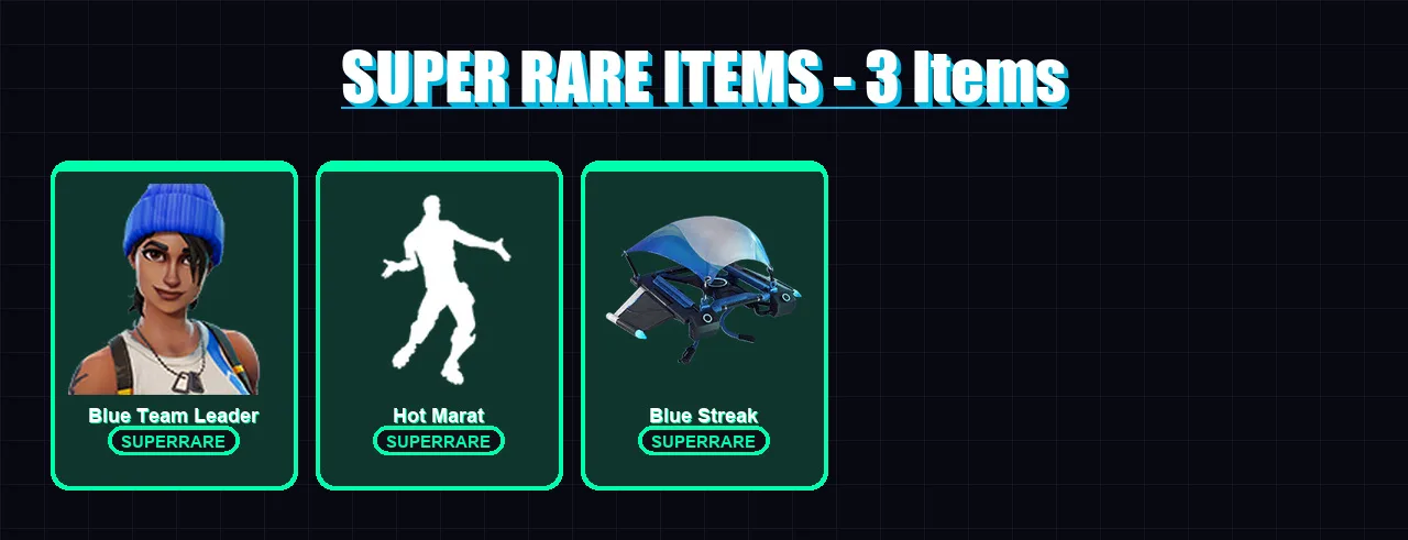 [PC/XBOX/PSN] | Blue Team Leader | The Scientist | Blitz Knight | Polar Peely | Lt. Evergreen | 7 skin | 18 pickaxe | 27 emote | 20 glider | Lv399