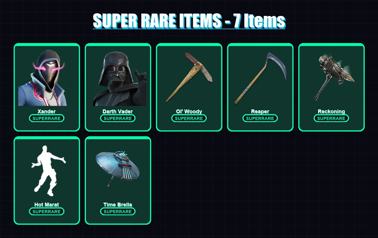 [PS4/PS5/PC] | Xander | Darth Vader | Midas | Snap | Molten Valkyrie | 176 skin | 203 pickaxe | 127 emote | 153 glider | Lv2431