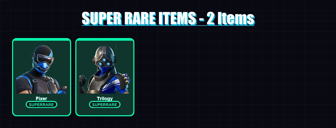 [PS4/PS5/XBOX/PC] | Fixer | Trilogy | Luxe | Blackheart | Fusion | 33 skin | 55 pickaxe | 59 emote | 54 glider | Lv848