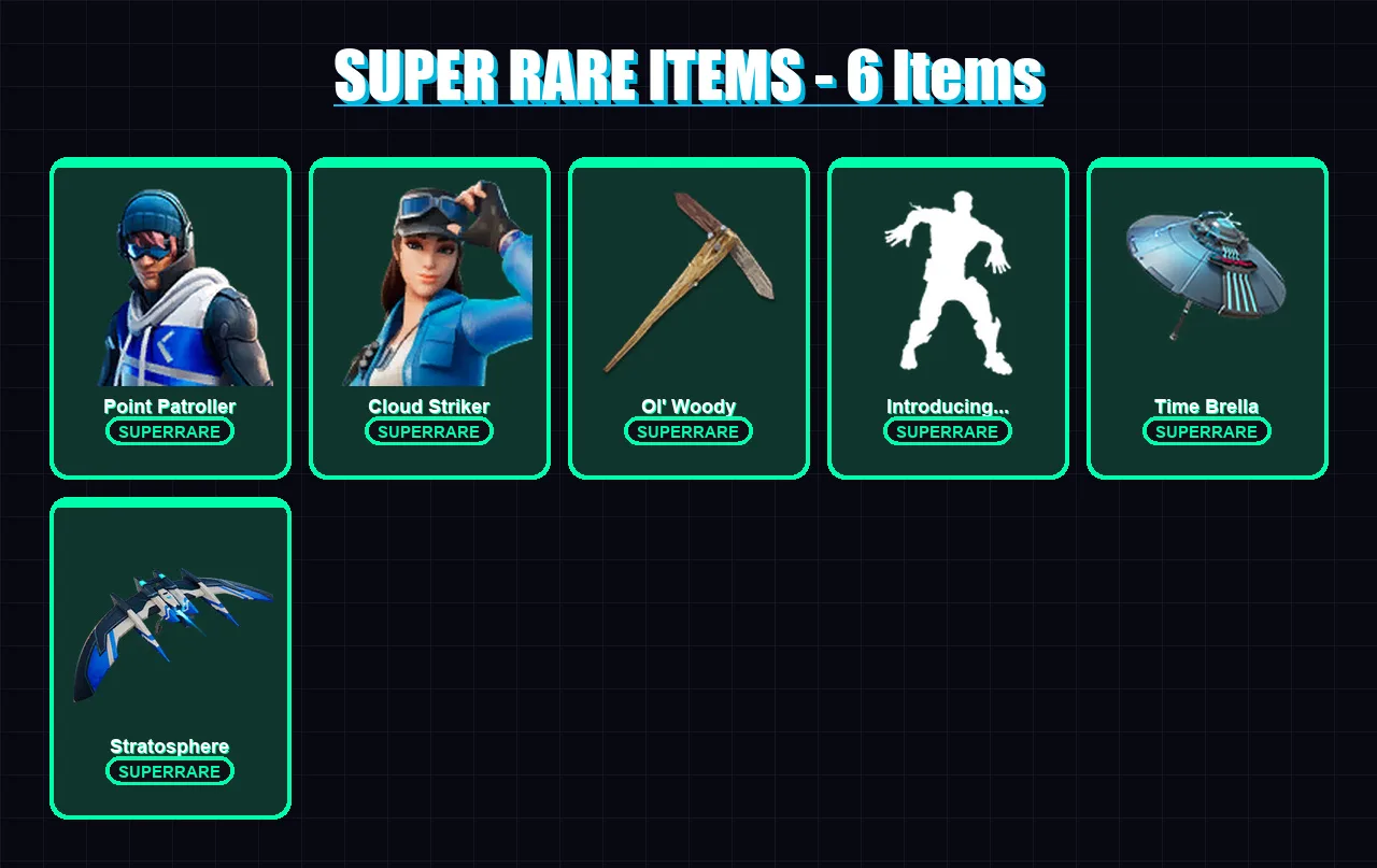 [PS4/PS5/XBOX/PC] | Point Patroller | Cloud Striker | Kymera | Fade | Gear Specialist Maya | 113 skin | 116 pickaxe | 103 emote | 92 glider | Lv1866