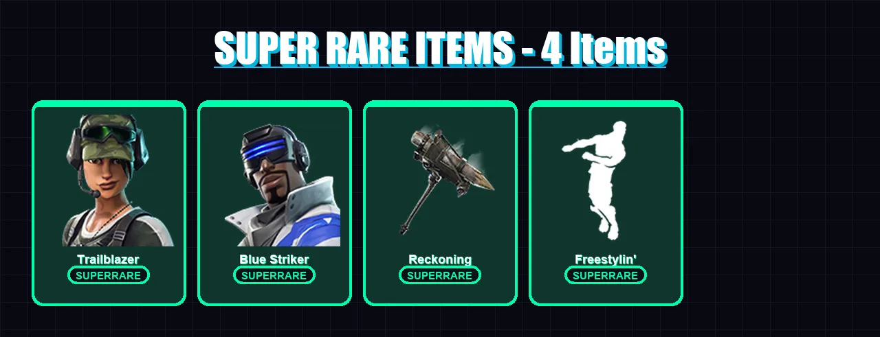 [PC/XBOX] | Trailblazer | Blue Striker | Calamity | Lynx | The Prisoner | 19 skin | 31 pickaxe | 35 emote | 34 glider | Lv466