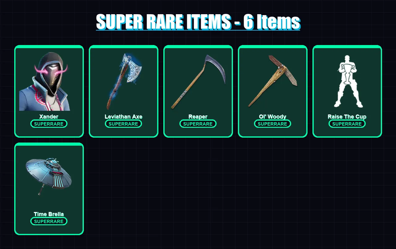 [PC/XBOX/PSN] | Xander | Spire Assassin | The Cube Queen | Midas Rex | Fade | 159 skin | 189 pickaxe | 138 emote | 149 glider | Lv3013