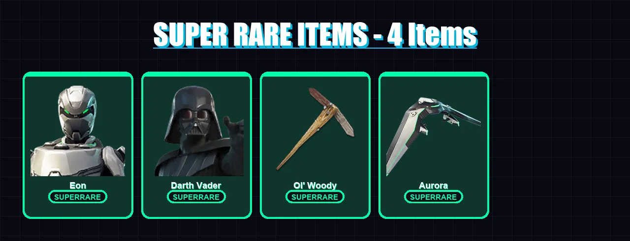 [PC/XBOX/PSN] | Eon | Darth Vader | Midas | The Origin | Paradigm (Reality-659) | 173 skin | 224 pickaxe | 149 emote | 162 glider | Lv1900