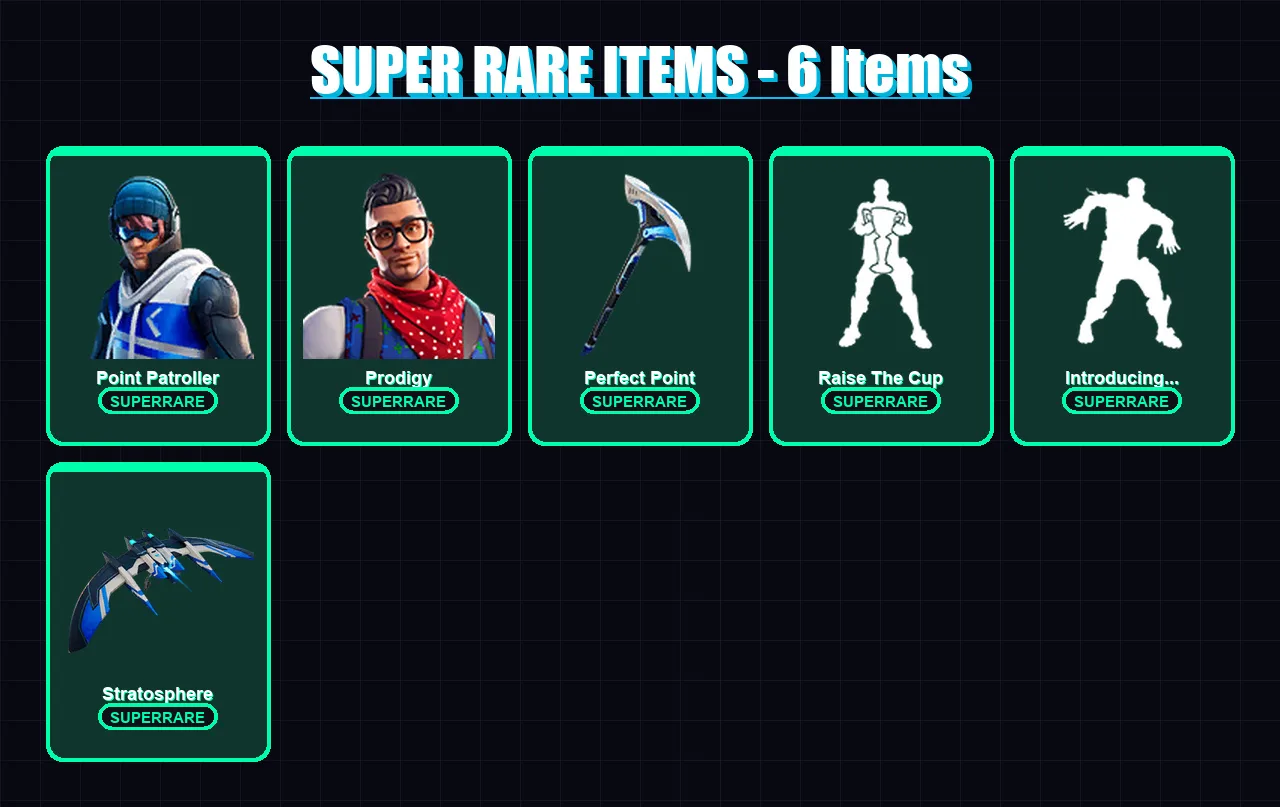 [PS4/PS5/XBOX/PC] | Point Patroller | Prodigy | Torin | Predator | Fade | 71 skin | 66 pickaxe | 61 emote | 65 glider | Lv772 — Fortnite account
