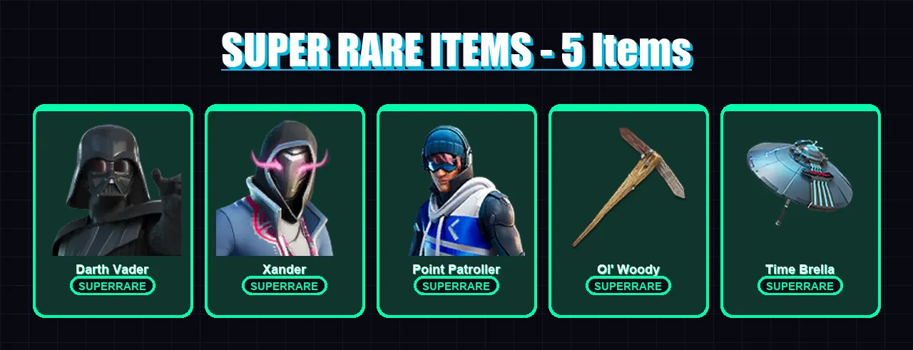 [PS4/PS5/PC] | Darth Vader | Xander | Point Patroller | Peter Griffin | Twyn | 291 skin | 310 pickaxe | 196 emote | 214 glider | Lv2937 — Fortnite account