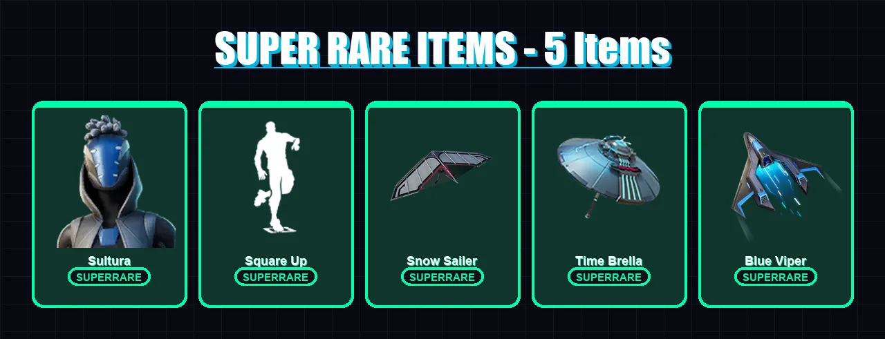 [PS4/PS5/PC] | Sultura | Omegarok | Mizuki | Renzo the Destroyer | Spectra Knight | 106 skin | 160 pickaxe | 111 emote | 107 glider | Lv1601