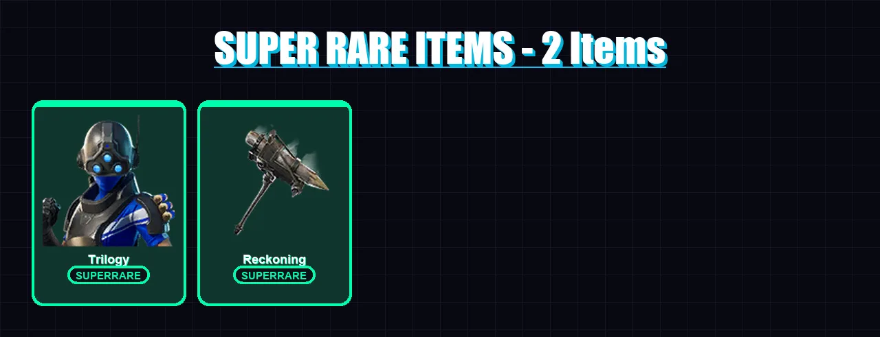 [PC/XBOX] | Trilogy | Hybrid | Calamity | Blackheart | Sidewinder | 10 skin | 12 pickaxe | 18 emote | 16 glider | Lv195