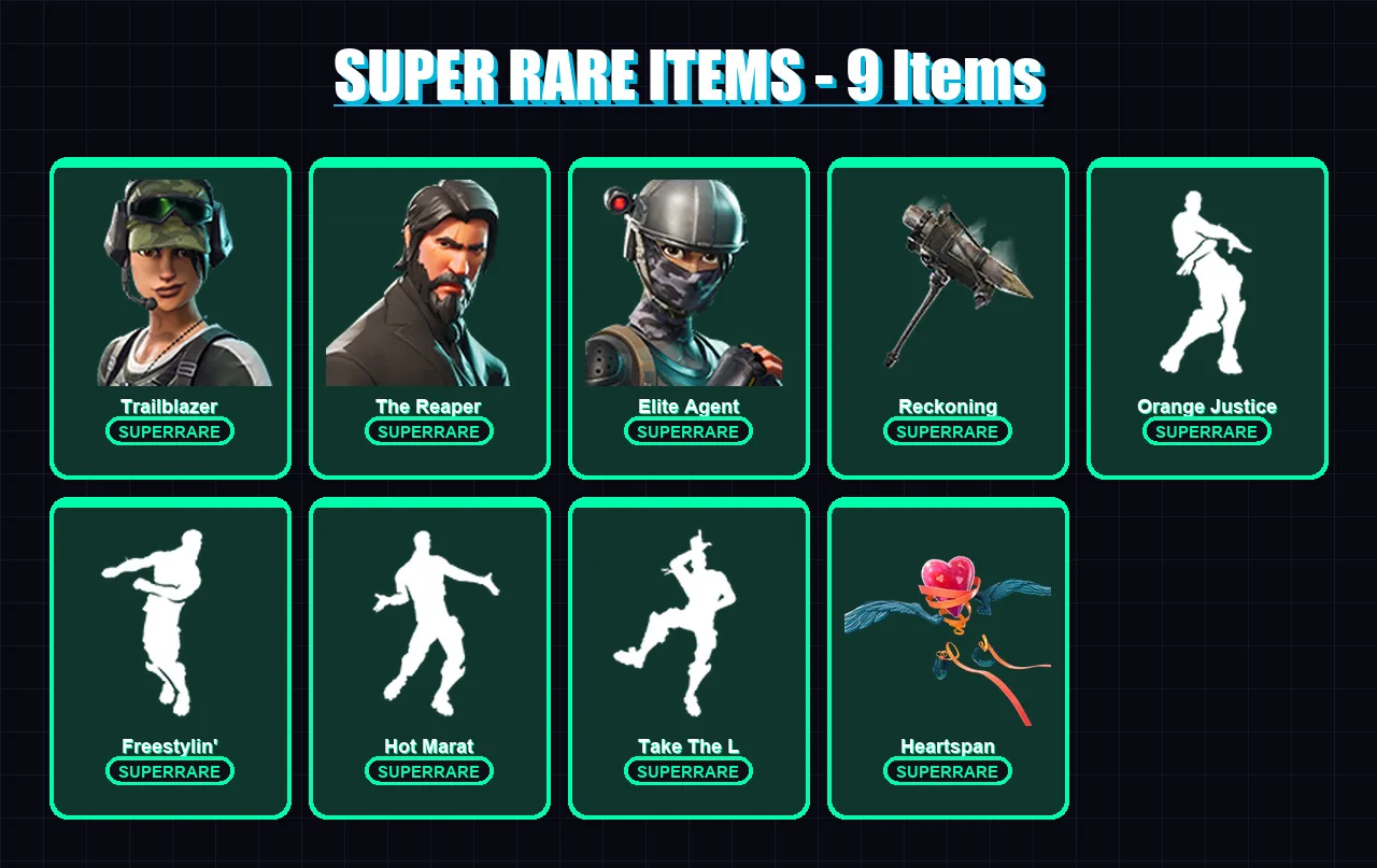 [PC/XBOX/PSN] | Trailblazer | The Reaper | Elite Agent | Carbide | Drift | 40 skin | 32 pickaxe | 61 emote | 34 glider | Lv488 — Fortnite account