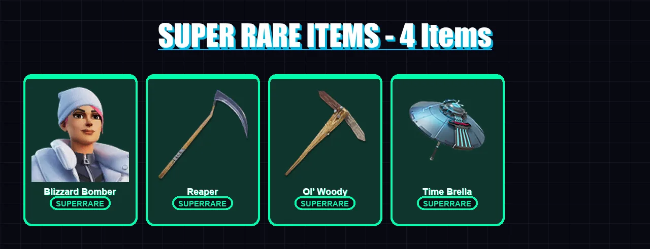 [PS4/PS5/XBOX/PC] | Blizzard Bomber | Vegeta | Mizuki | Frozen Raven | The Ageless | 120 skin | 157 pickaxe | 97 emote | 98 glider | Lv2486