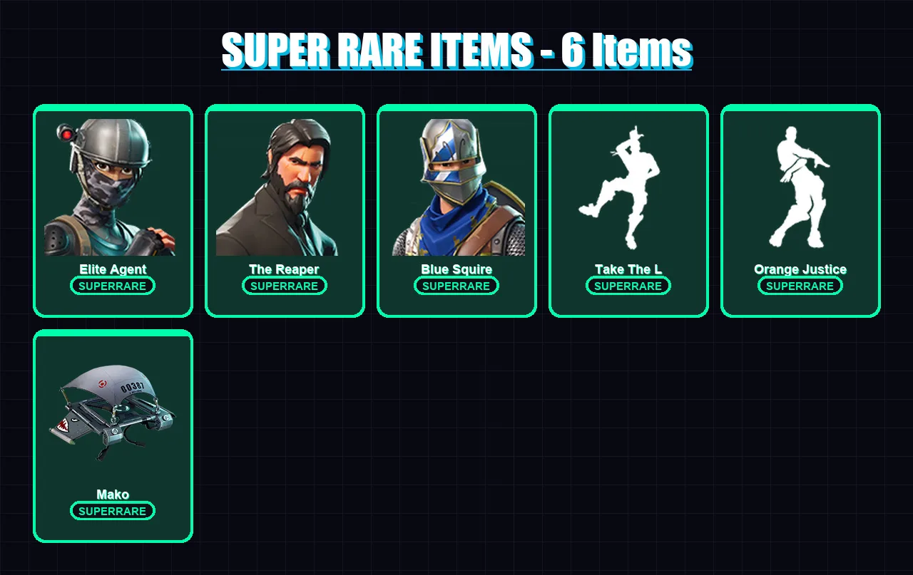 [PS4/PS5/XBOX/PC] | Elite Agent | The Reaper | Blue Squire | Dark Voyager | TheGrefg | 10 skin | 9 pickaxe | 13 emote | 16 glider | Lv338