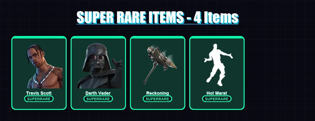 [PC/PSN] | Travis Scott | Darth Vader | Midas | Gear Specialist Maya | Luxe | 164 skin | 171 pickaxe | 148 emote | 168 glider | Lv1935
