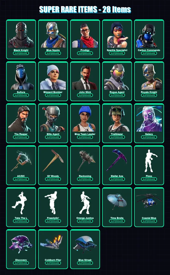 [PS4/PS5/XBOX/PC] | Black Knight | Blue Squire | Prodigy | 372 skin | Lv2360