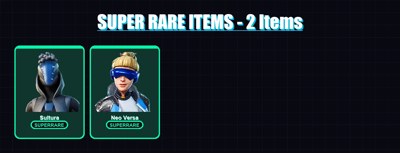 [PC/XBOX] | Sultura | Neo Versa | Joey | Menace | Kymera | 57 skin | 82 pickaxe | 86 emote | 93 glider | Lv1340
