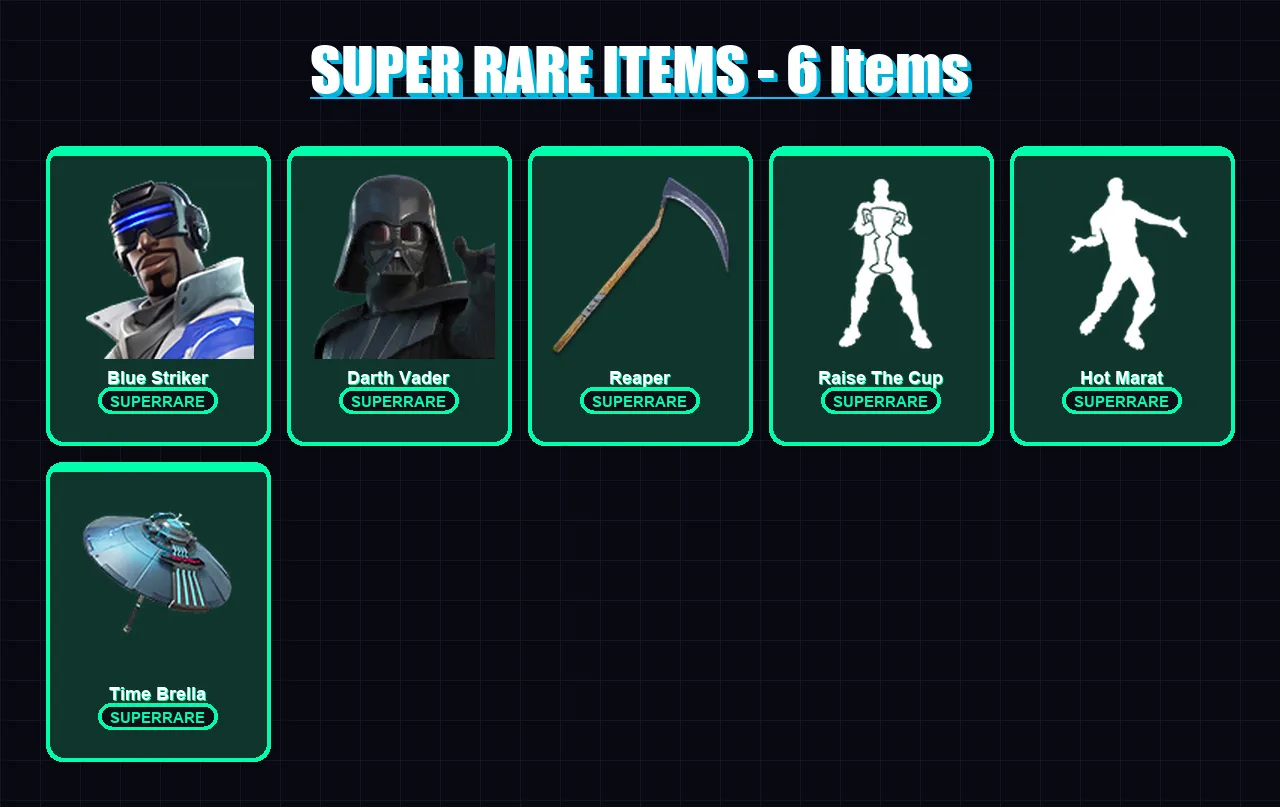 [PC] | Blue Striker | Darth Vader | Sentinel | Snap | Eternal Knight | 102 skin | 132 pickaxe | 127 emote | 122 glider | Lv2153 — Fortnite account