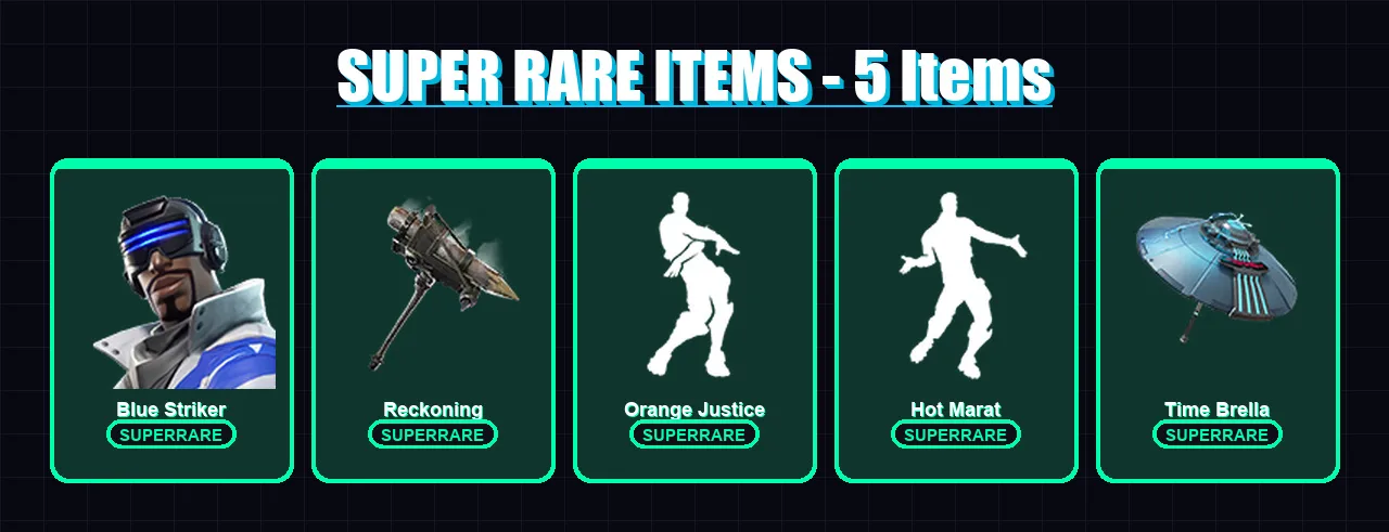 [PS4/PS5/XBOX/PC] | Blue Striker | Fusion | Drift | Spectra Knight | Ultima Knight | 82 skin | 95 pickaxe | 93 emote | 95 glider | Lv1247 — Fortnite account
