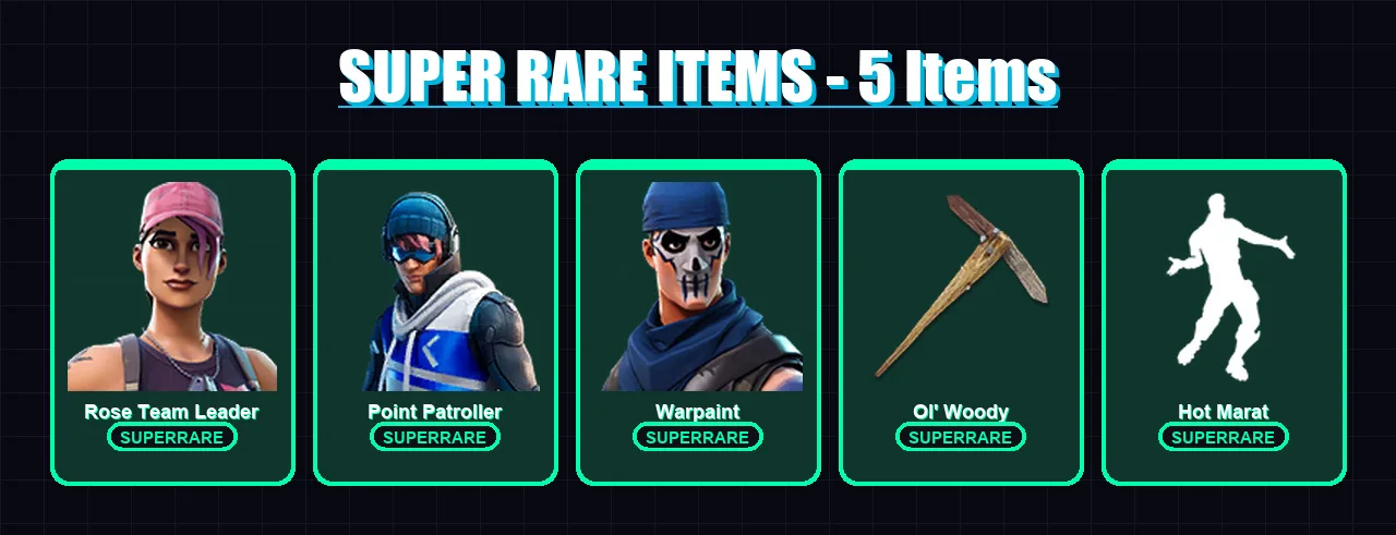 [PS4/PS5/XBOX/PC] | Rose Team Leader | Point Patroller | Warpaint | Blackheart | Midas | 22 skin | 30 pickaxe | 41 emote | 33 glider | Lv550 — Fortnite account