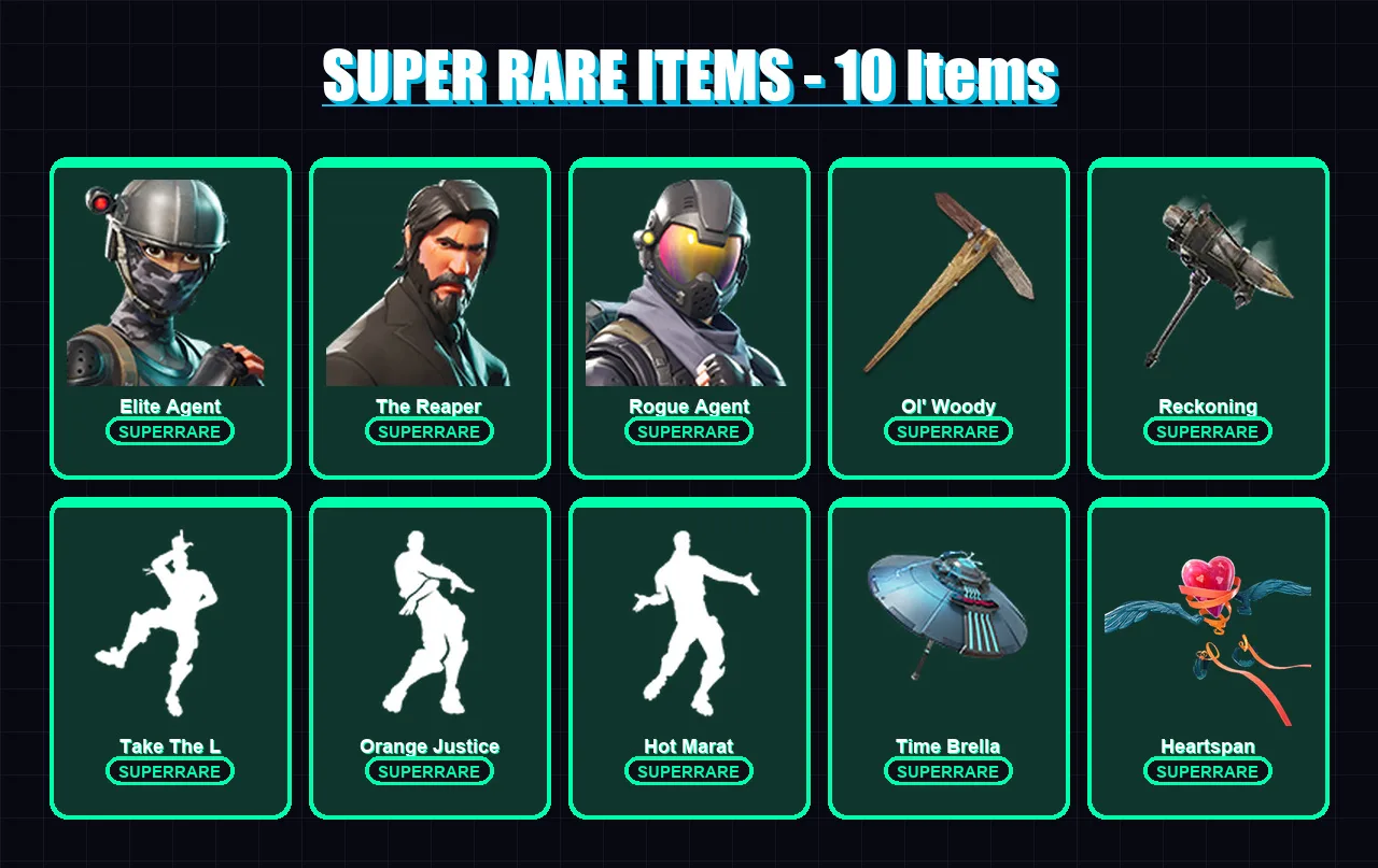 [PC/PSN] | Elite Agent | The Reaper | Rogue Agent | The Prisoner | Spectra Knight | 126 skin | 111 pickaxe | 97 emote | 87 glider | Lv1115