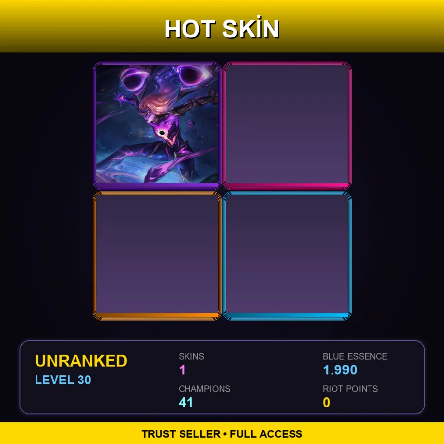 LAS | Lv30 | Unranked | 1 Skin | 41 Champ