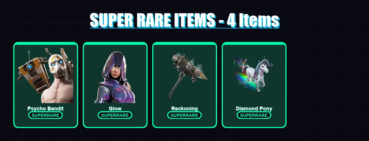 [PC/XBOX/PSN] | Psycho Bandit | Glow | Son Goku | All Might | Fate | 41 skin | 34 pickaxe | 36 emote | 29 glider | Lv314