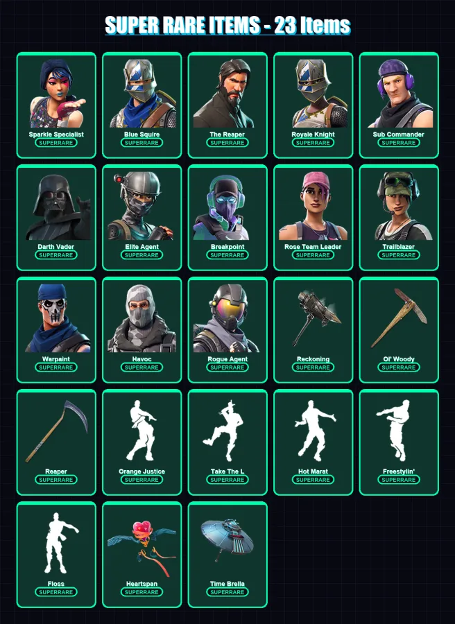 [PC/XBOX/PSN] | Sparkle Specialist | Blue Squire | The Reaper | 496 skin | Lv5127