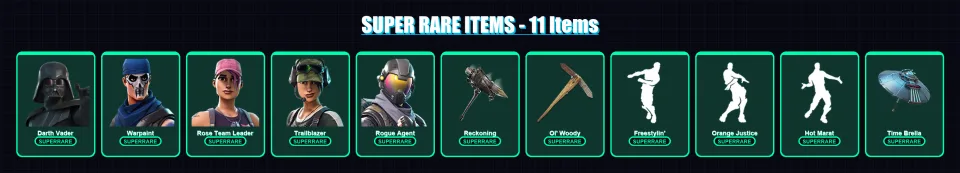 [PC/PSN] | Darth Vader | Warpaint | Rose Team Leader | Trailblazer | Rogue Agent | 75 skin | 72 pickaxe | 72 emote | 75 glider | Lv915 — main preview