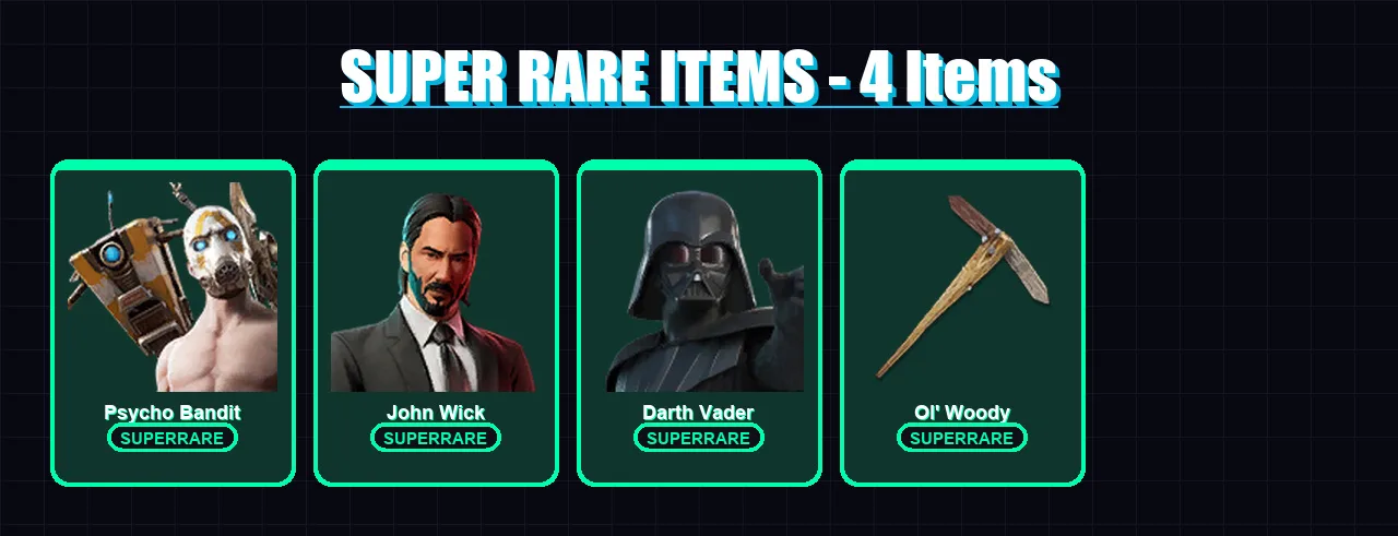 [PC/PSN] | Psycho Bandit | John Wick | Darth Vader | Kymera | Mandalorian | 114 skin | 102 pickaxe | 108 emote | 95 glider | Lv1465