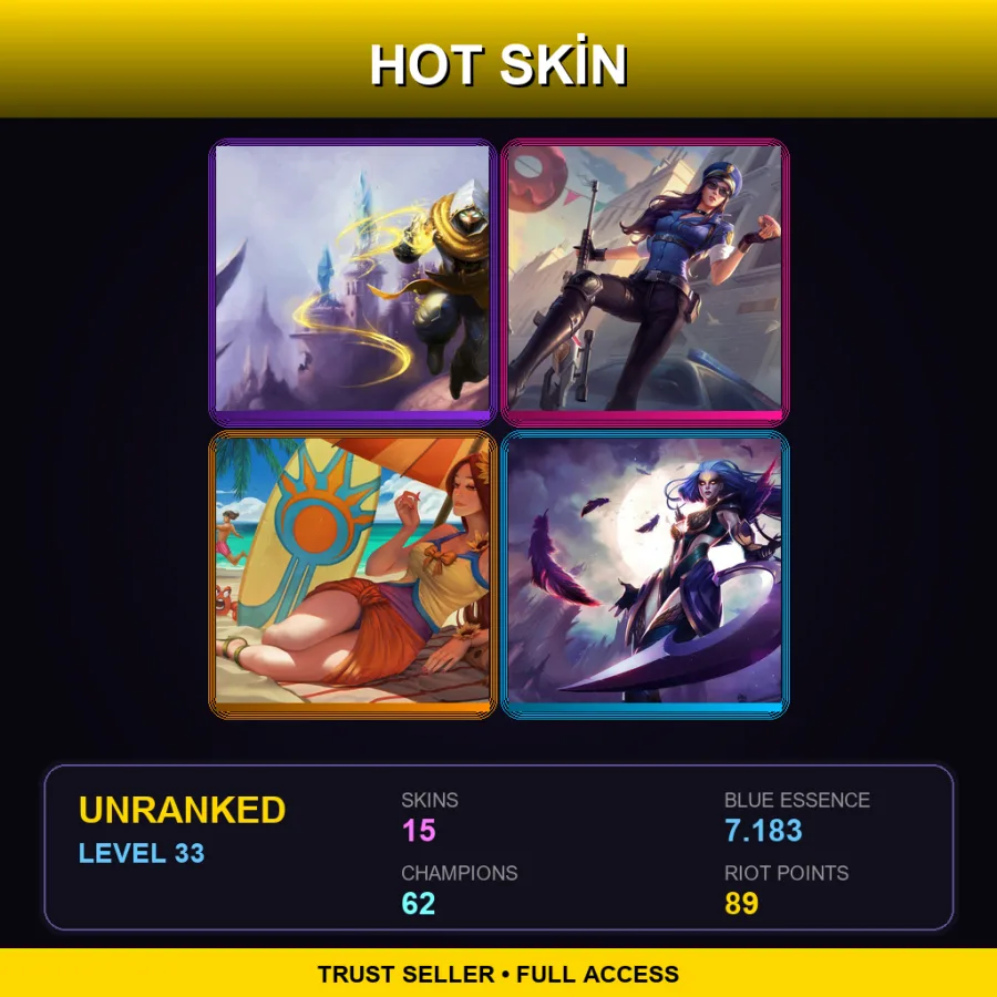EUW | Lv33 | Unranked | 15 Skin | 62 Champ — Sad Robot Amumu
