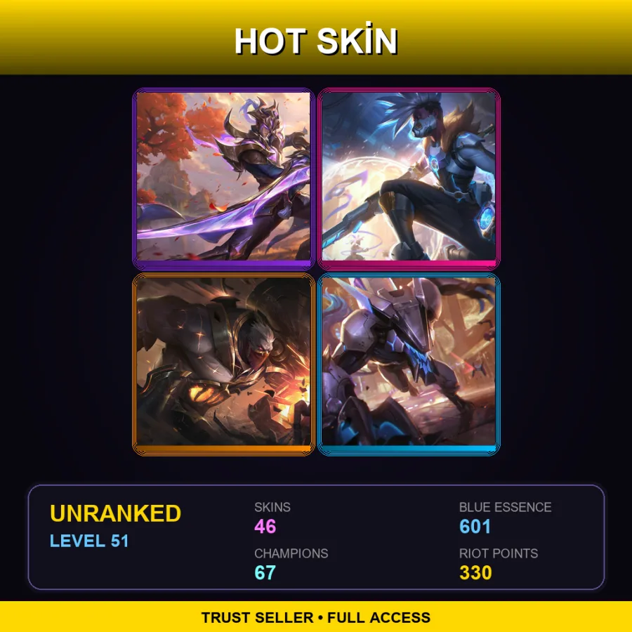 EUNE | Lv51 | Unranked | 46 Skin | 67 Champ — Snow Day Gnar