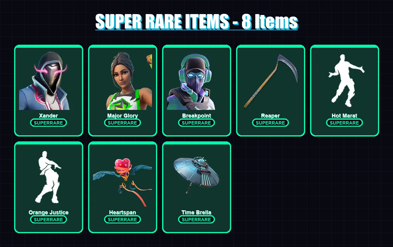 [PC/XBOX/PSN] | Xander | Major Glory | Breakpoint | Gear Specialist Maya | Spectra Knight | 149 skin | 215 pickaxe | 167 emote | 181 glider | Lv3033
