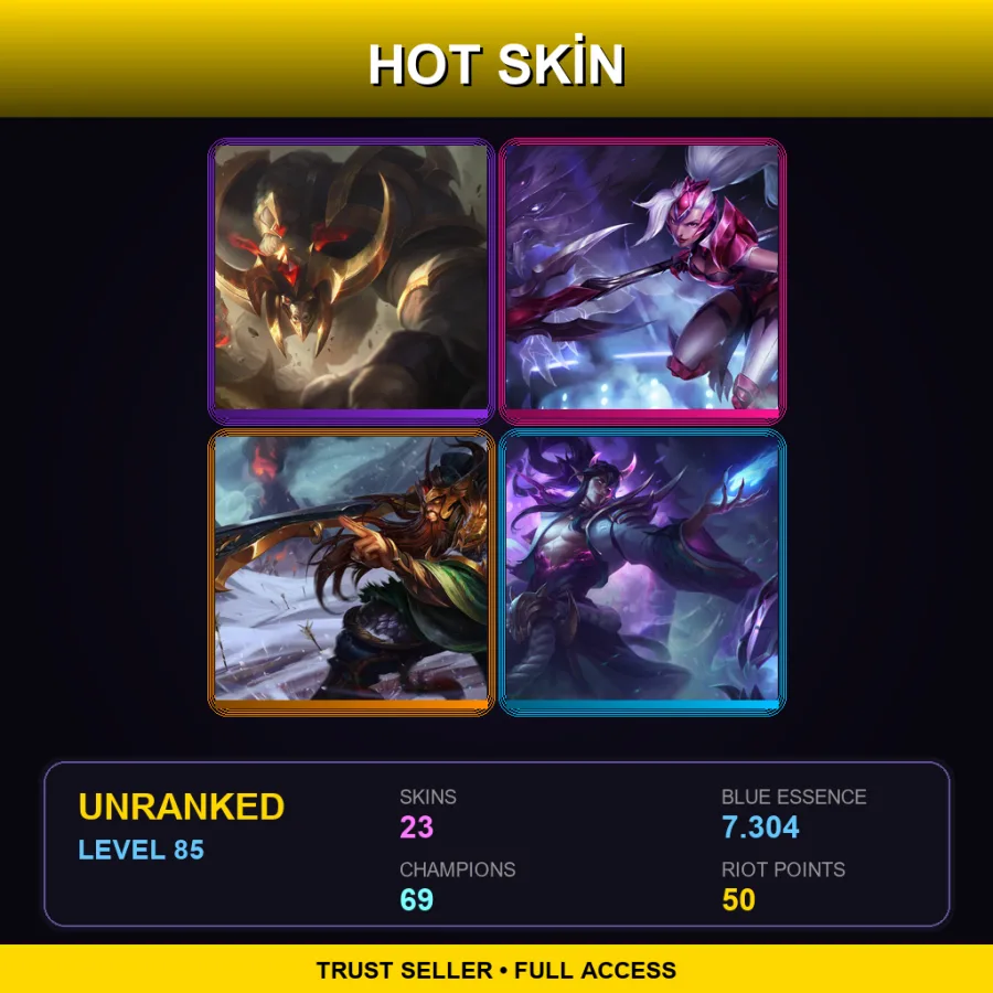 ME | Lv85 | Unranked | 23 Skin | 69 Champ