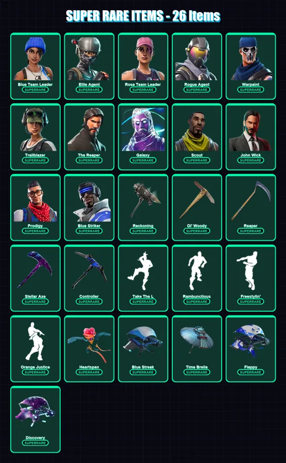 [PS4/PS5/XBOX/PC] | Blue Team Leader | Elite Agent | Rose Team Leader | 392 skin | Lv2065