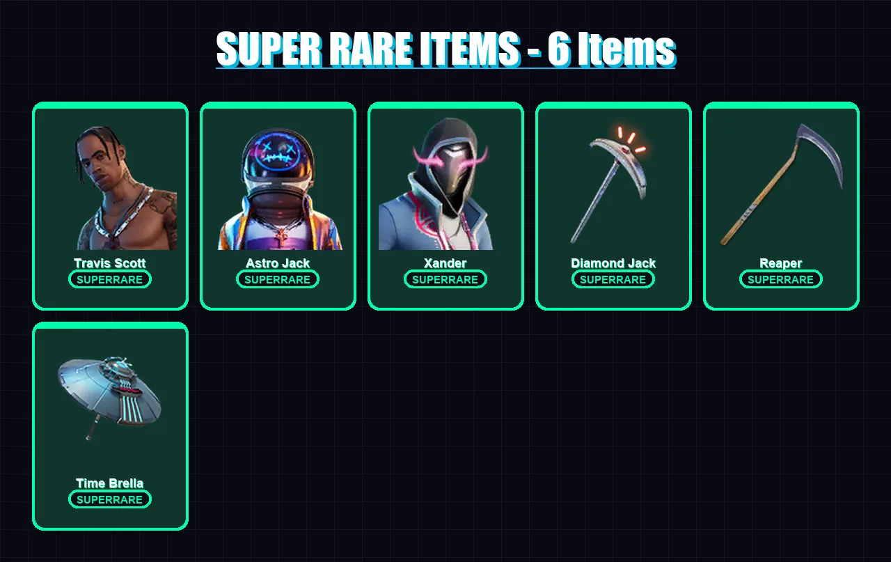 [PC] | Travis Scott | Astro Jack | Xander | Snap | Menace | 214 skin | 275 pickaxe | 236 emote | 200 glider | Lv3823