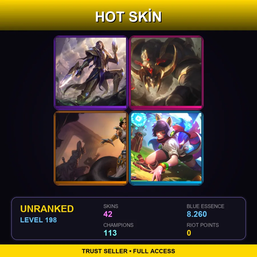 VN | Lv198 | Unranked | 42 Skin | 113 Champ — High Noon Yasuo