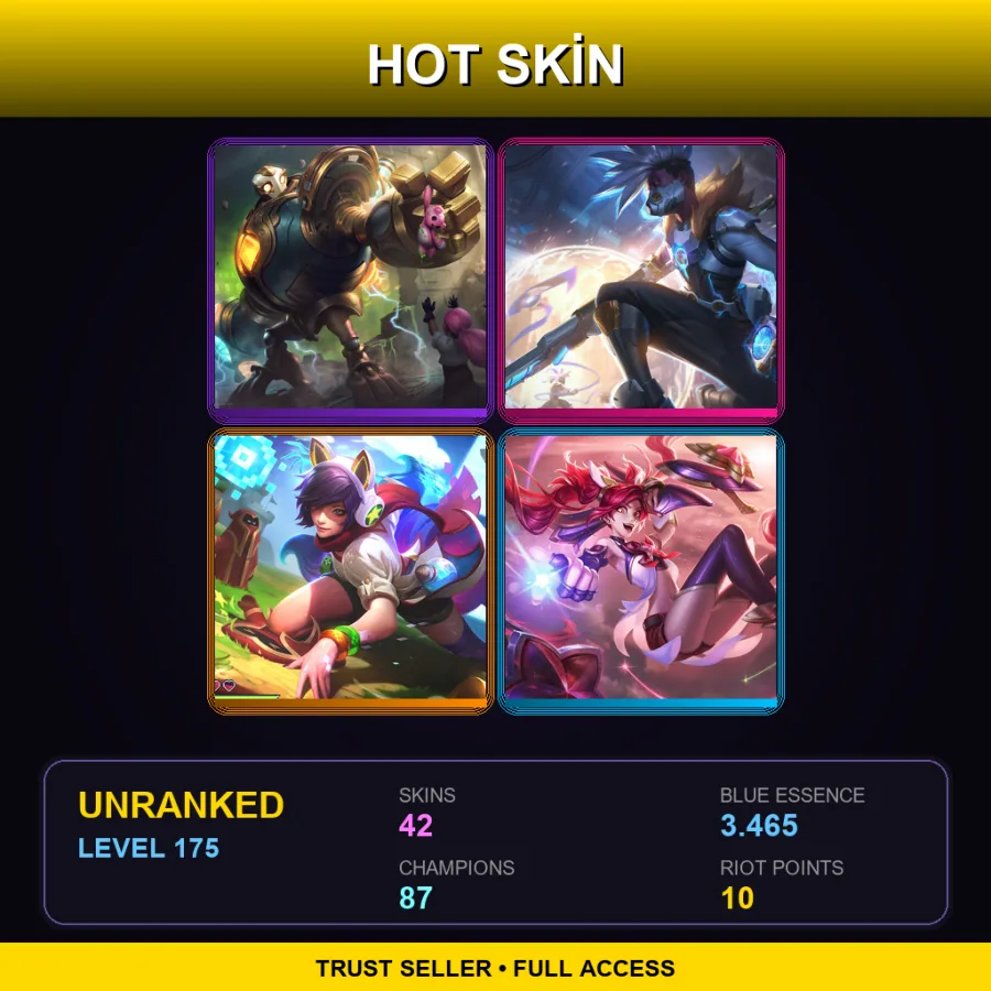 LAN | Lv175 | Unranked | 42 Skin | 87 Champ — Guardian Of The Sands Janna