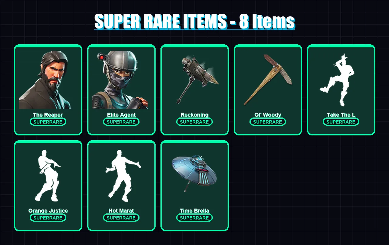 [PC/PSN] | The Reaper | Elite Agent | Valor | Sentinel | Rox | 48 skin | 35 pickaxe | 49 emote | 43 glider | Lv466