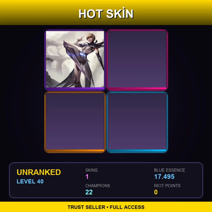 LAS | Lv40 | Unranked | 1 Skin | 22 Champ