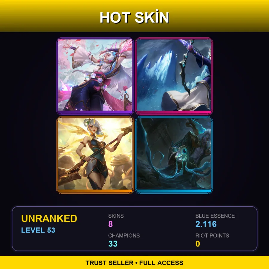 LAS | Lv53 | Unranked | 8 Skin | 33 Champ — Reverse Annie