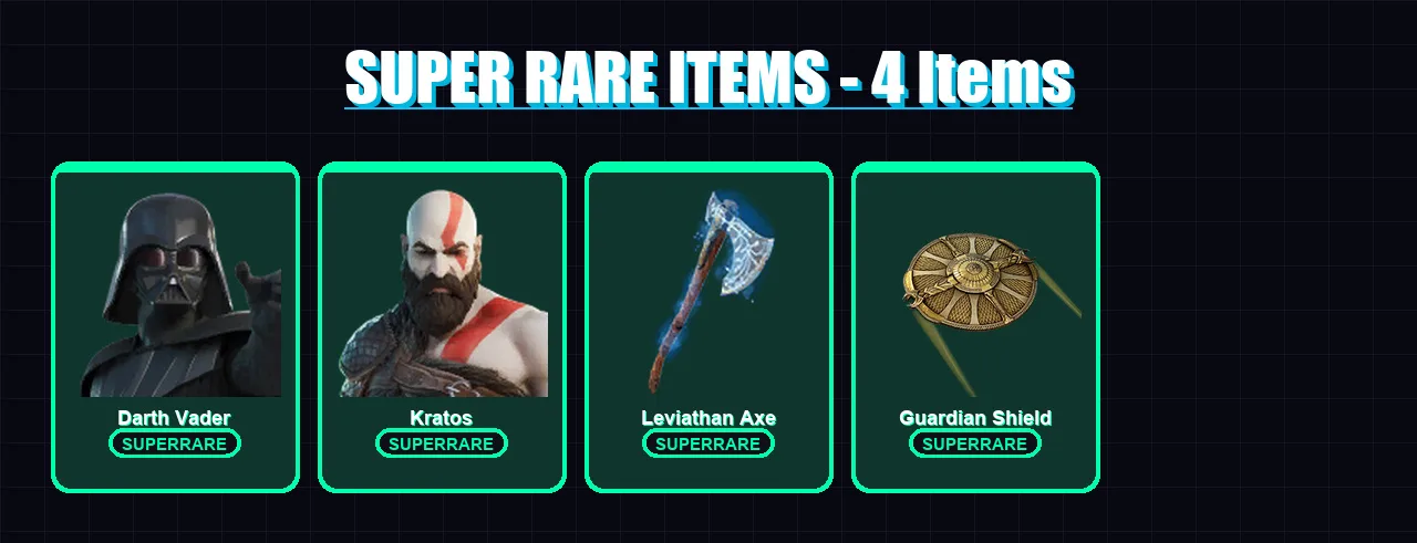[PC/XBOX/PSN] | Darth Vader | Kratos | Joey | The Foundation | Menace | 76 skin | 80 pickaxe | 60 emote | 73 glider | Lv1424