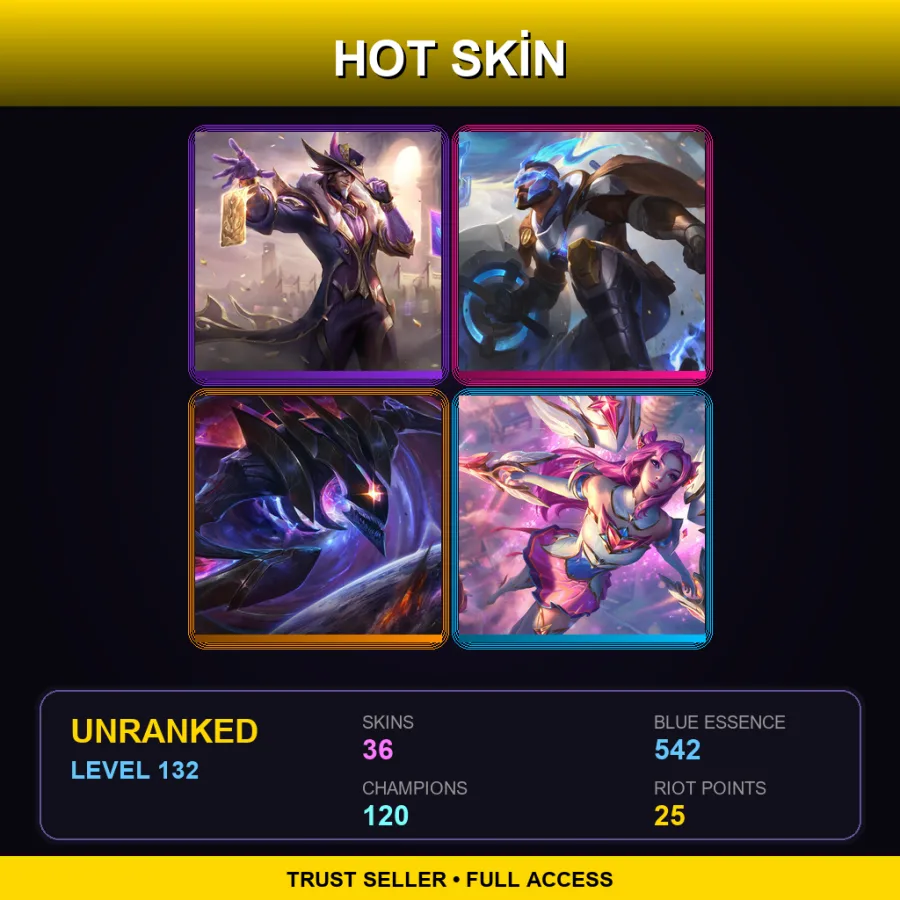 LAS | Lv132 | Unranked | 36 Skin | 120 Champ — Psyops Master Yi