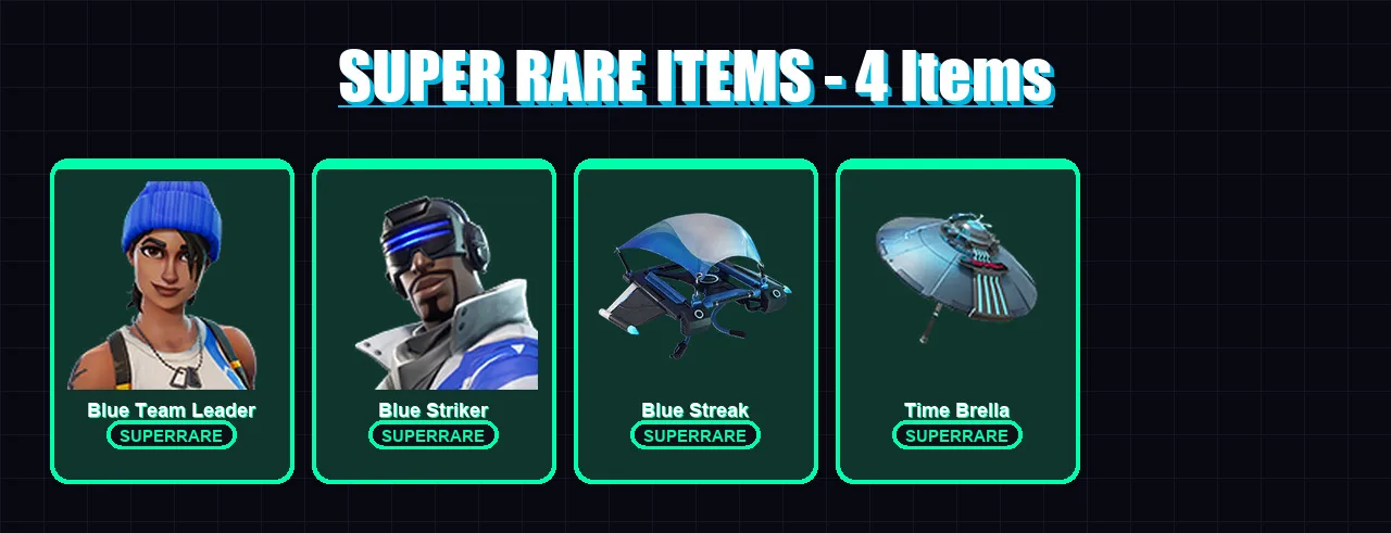 [PC/XBOX] | Blue Team Leader | Blue Striker | Drift | Huntress | Redline | 7 skin | 19 pickaxe | 15 emote | 22 glider | Lv421