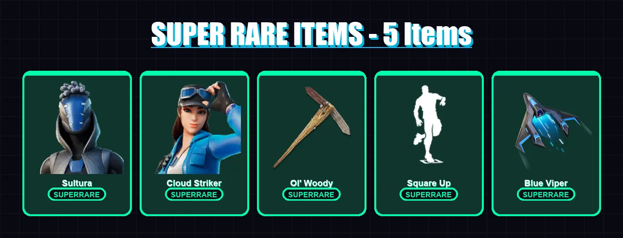 [PC/XBOX/PSN] | Sultura | Cloud Striker | The Cube Queen | The Imagined | Joey | 65 skin | 69 pickaxe | 44 emote | 51 glider | Lv779