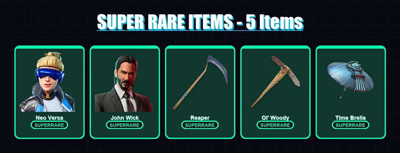 [PS4/PS5/XBOX/PC] | Neo Versa | John Wick | Frozen Raven | Peter Griffin | Joltara | 104 skin | 134 pickaxe | 87 emote | 113 glider | Lv2116 — Fortnite account