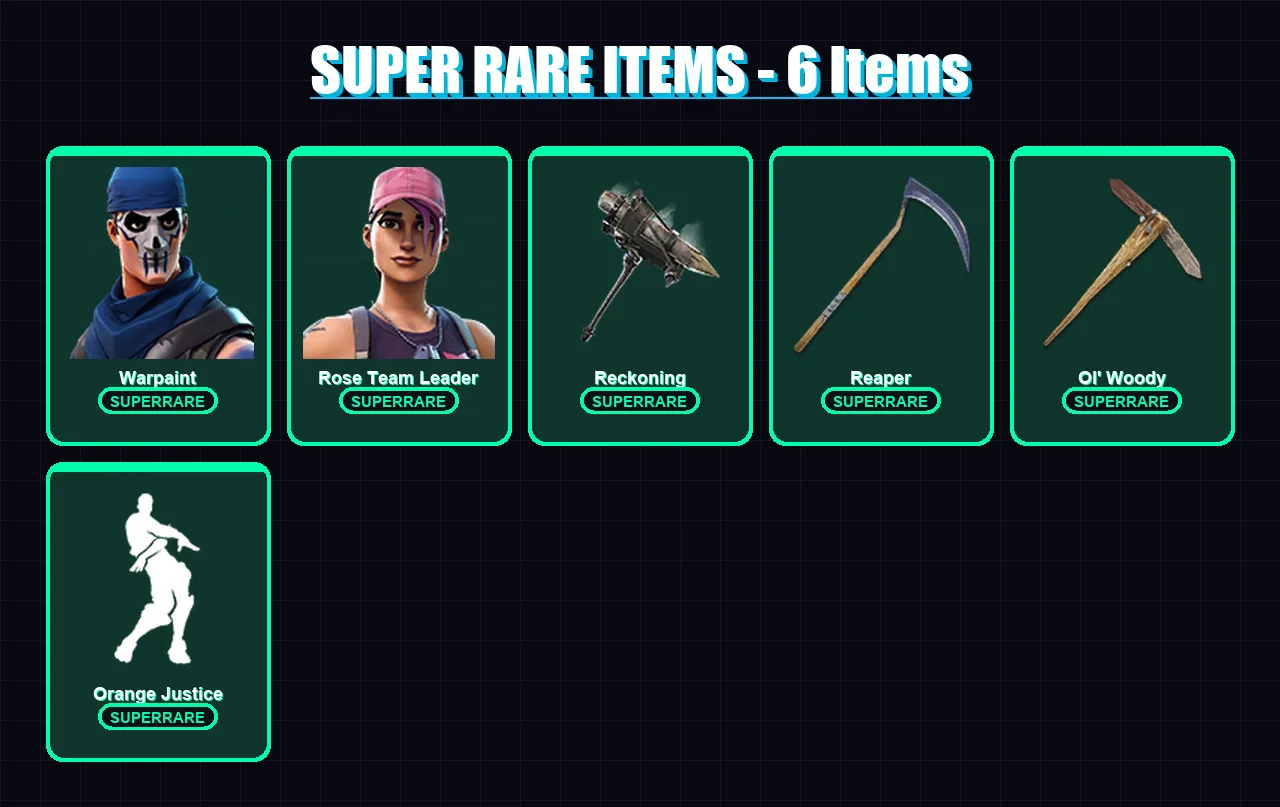 [PC/XBOX/PSN] | Warpaint | Rose Team Leader | Drift | Catalyst | Carbide | 73 skin | 51 pickaxe | 70 emote | 54 glider | Lv522
