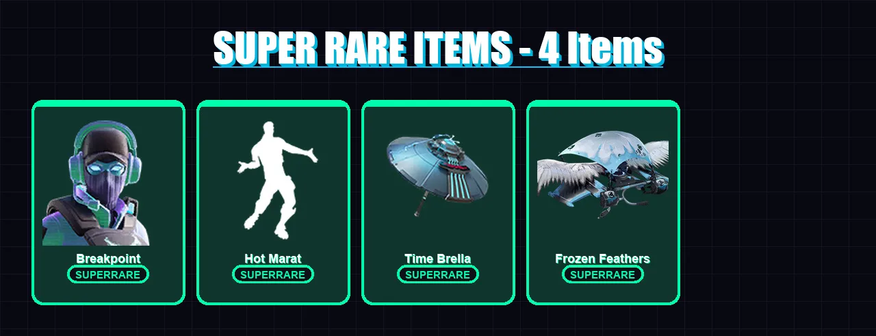 [PS4/PS5/XBOX/PC] | Breakpoint | Era | Fusion | Predator | Catalyst | 150 skin | 152 pickaxe | 142 emote | 144 glider | Lv2232