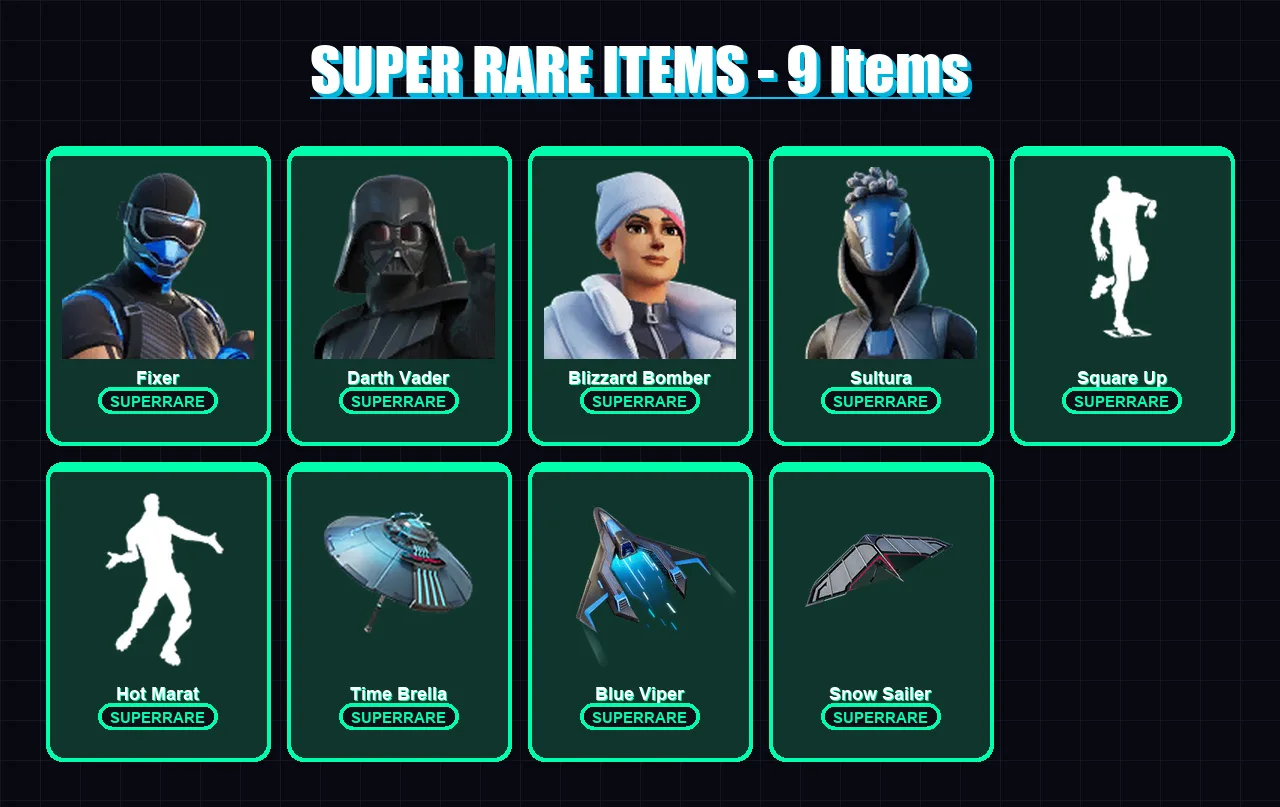 [PC/XBOX/PSN] | Fixer | Darth Vader | Blizzard Bomber | Sultura | Raz | 107 skin | 130 pickaxe | 117 emote | 133 glider | Lv1893 — Fortnite account