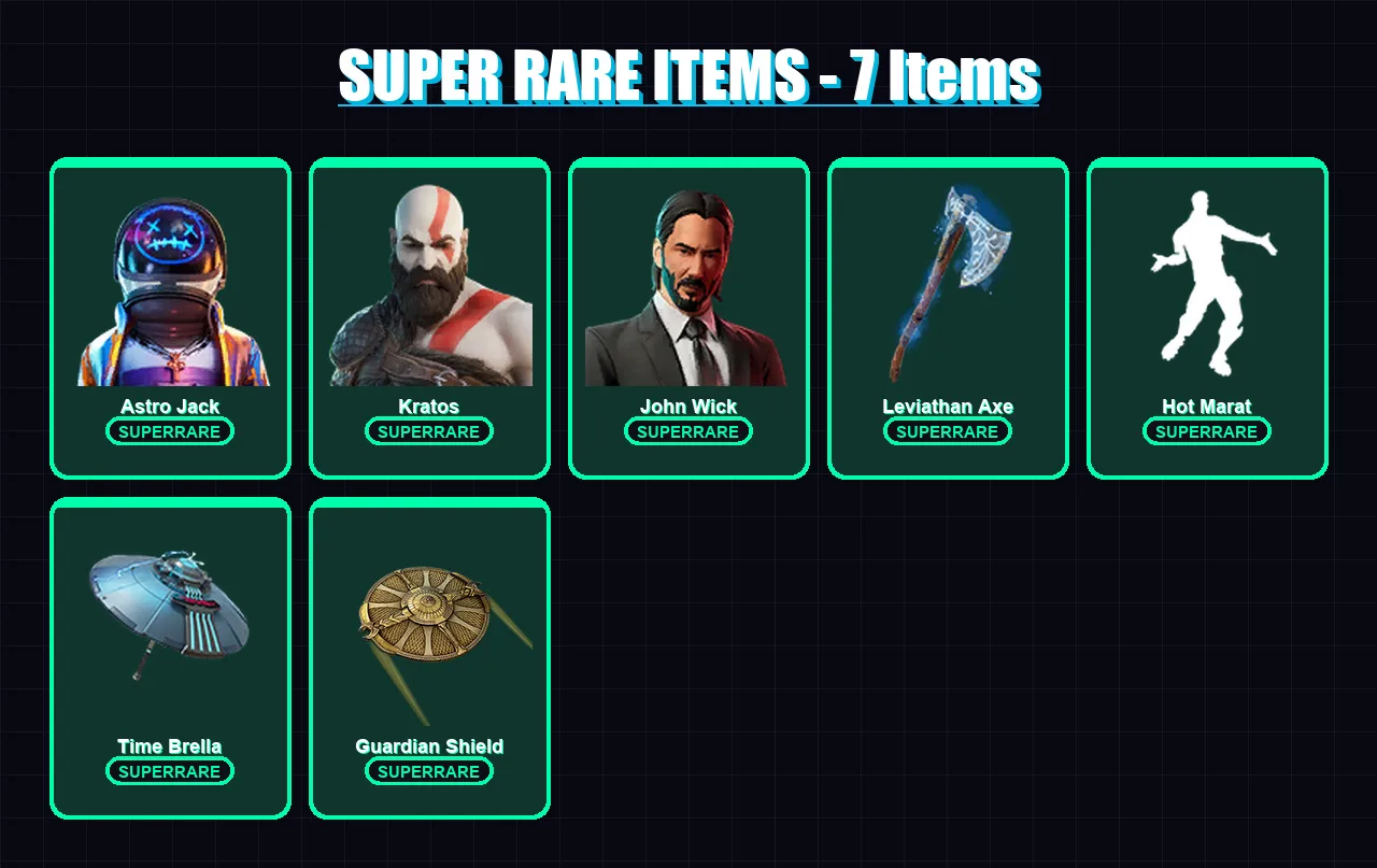 [PC/PSN] | Astro Jack | Kratos | John Wick | Mandalorian | Frozen Raven | 99 skin | 114 pickaxe | 106 emote | 110 glider | Lv1219
