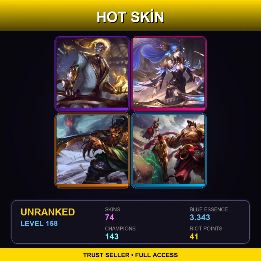 EUNE | Lv158 | Unranked | 74 Skin | 143 Champ — Mad Scientist Singed