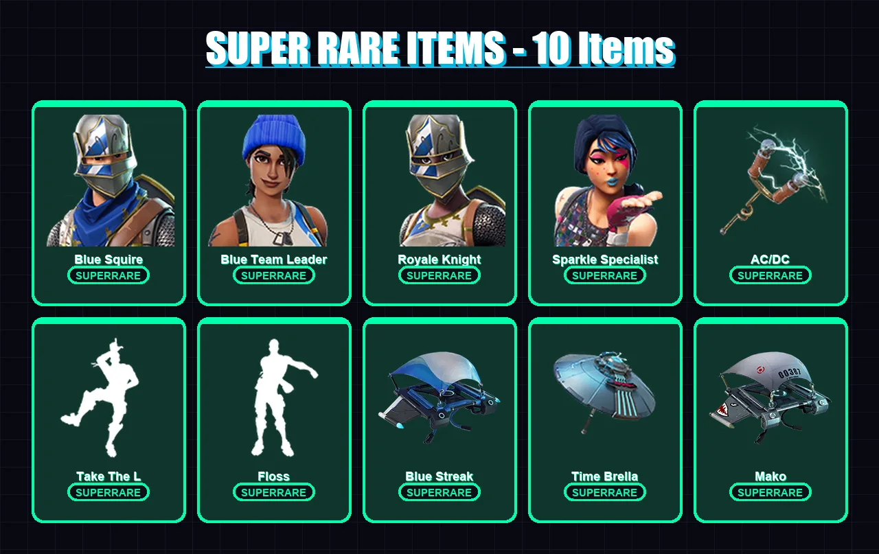 [PS4/PS5/XBOX/PC] | Blue Squire | Blue Team Leader | Royale Knight | 28 skin | Lv753 — Fortnite account